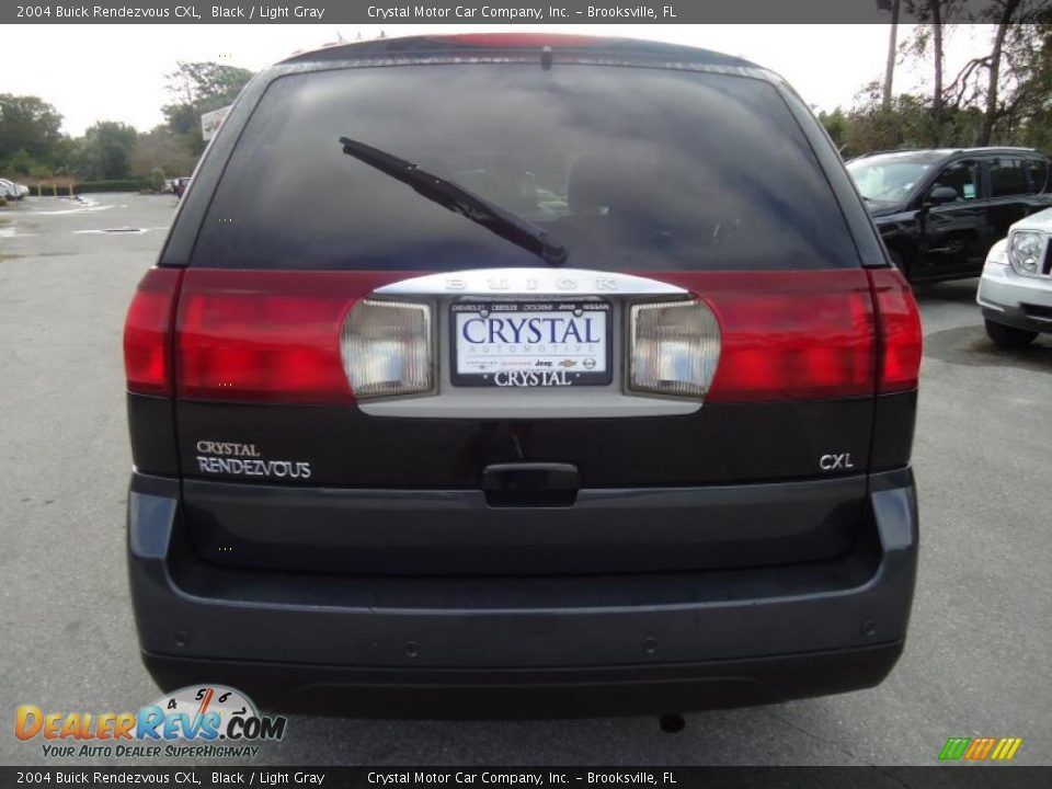 2004 Buick Rendezvous CXL Black / Light Gray Photo #11