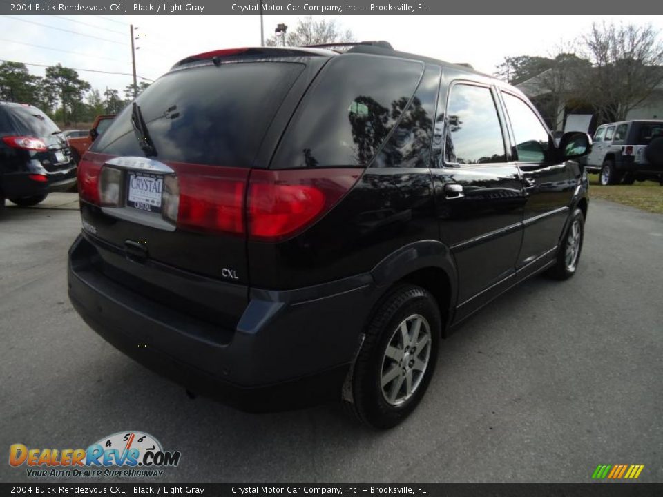 2004 Buick Rendezvous CXL Black / Light Gray Photo #12