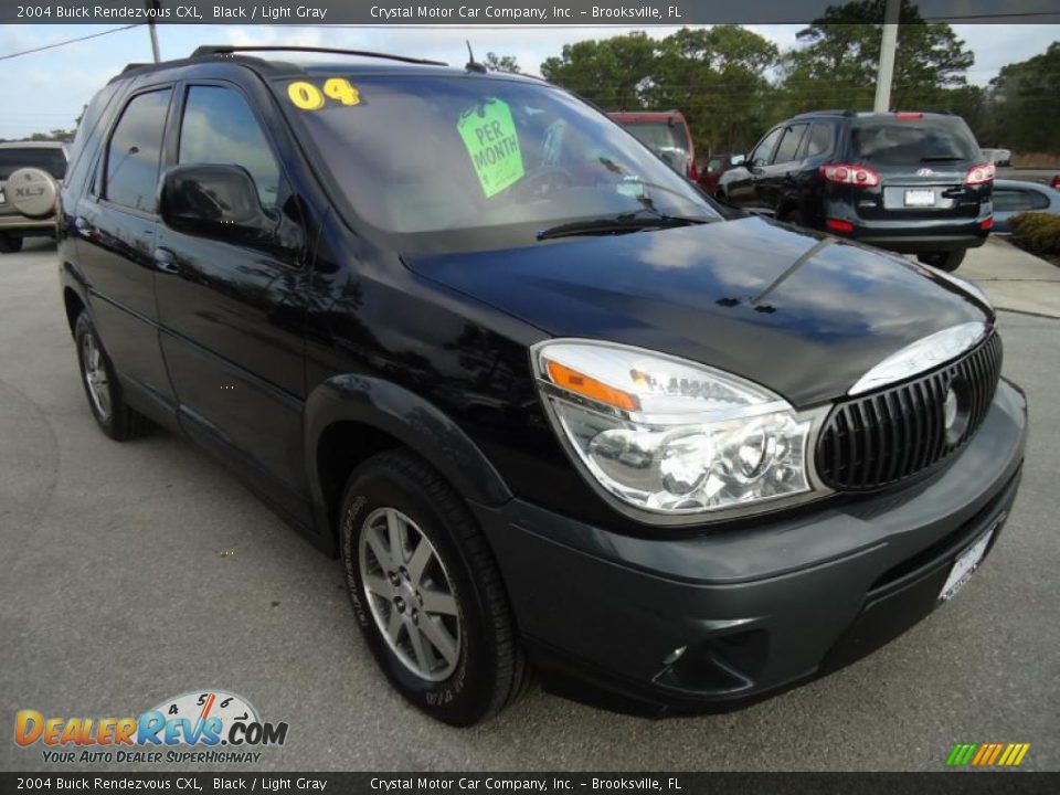 2004 Buick Rendezvous CXL Black / Light Gray Photo #14