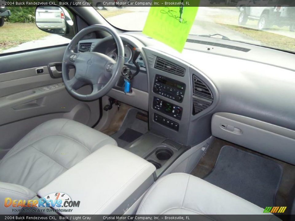 2004 Buick Rendezvous CXL Black / Light Gray Photo #17