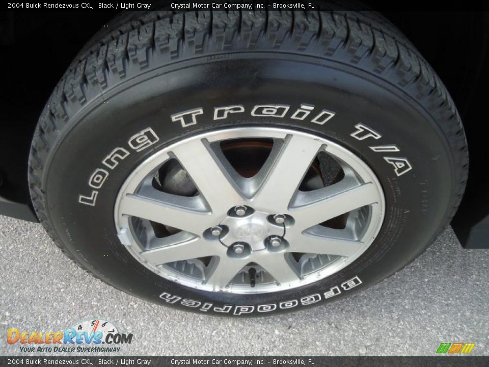 2004 Buick Rendezvous CXL Black / Light Gray Photo #22
