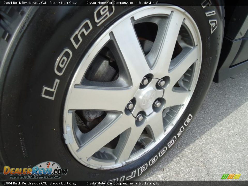 2004 Buick Rendezvous CXL Black / Light Gray Photo #23