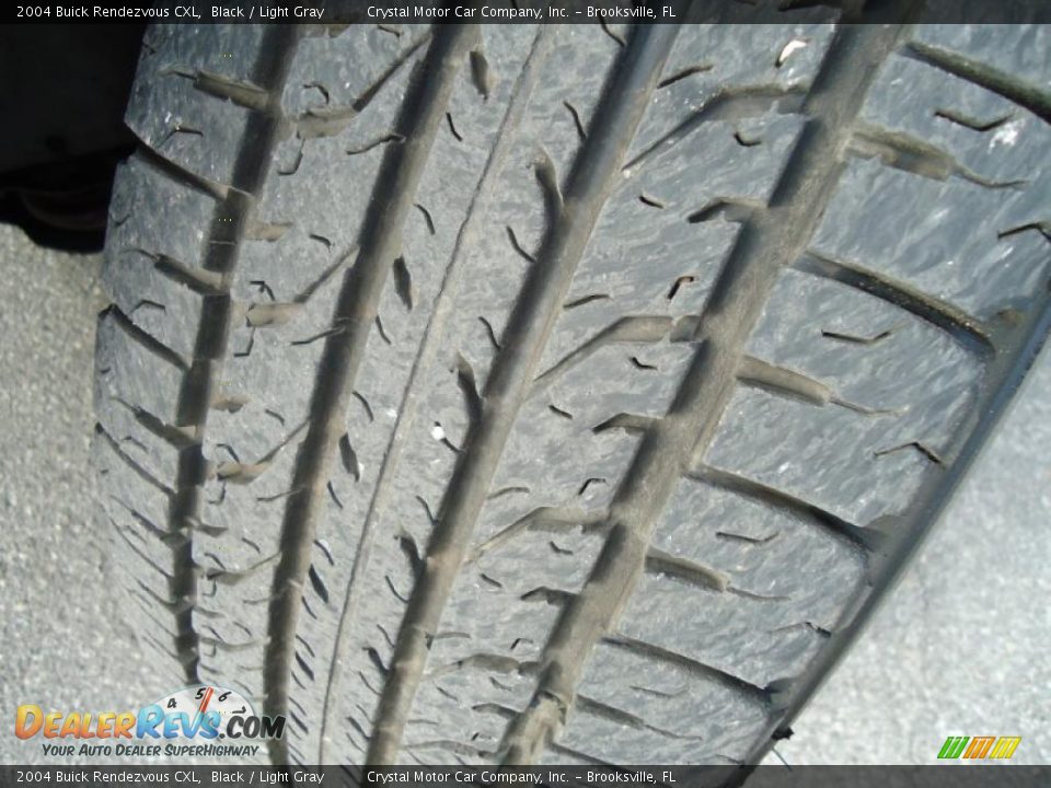 2004 Buick Rendezvous CXL Black / Light Gray Photo #24