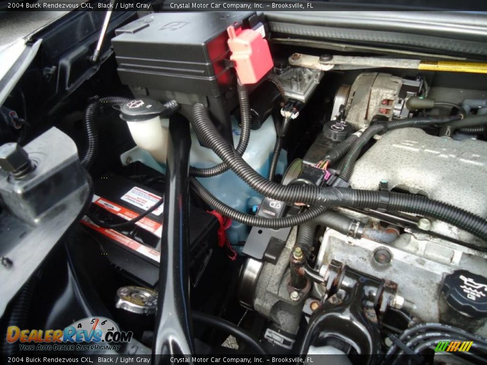 2004 Buick Rendezvous CXL Black / Light Gray Photo #26