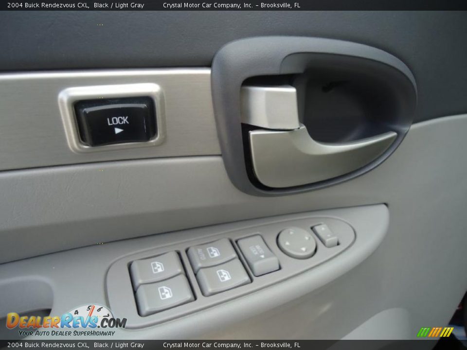 2004 Buick Rendezvous CXL Black / Light Gray Photo #28