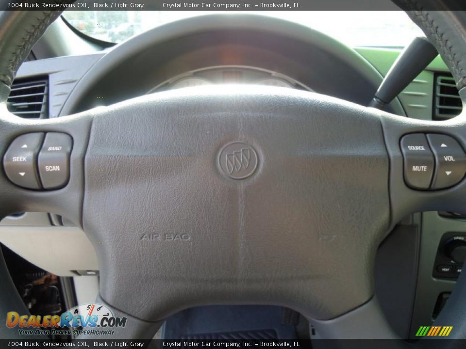 2004 Buick Rendezvous CXL Black / Light Gray Photo #34