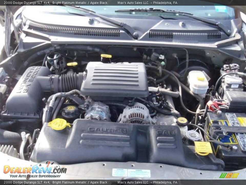 2000 Dodge Durango SLT 4x4 4.7 Liter SOHC 16-Valve V8 Engine Photo #9