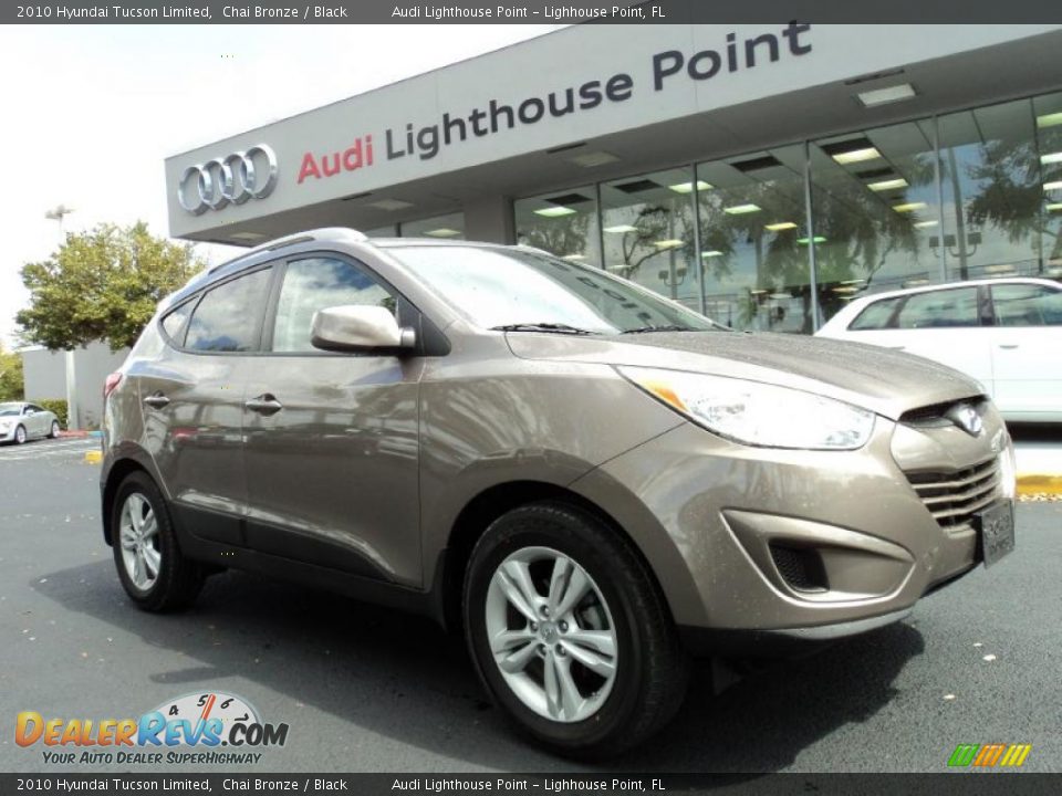 2010 Hyundai Tucson Limited Chai Bronze / Black Photo #1