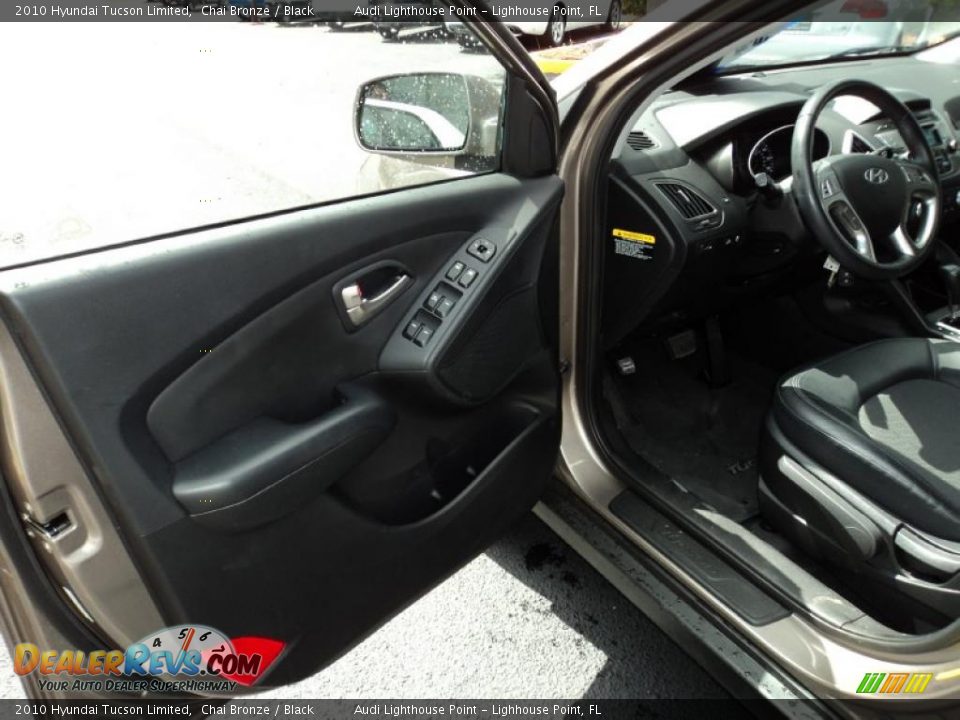2010 Hyundai Tucson Limited Chai Bronze / Black Photo #12