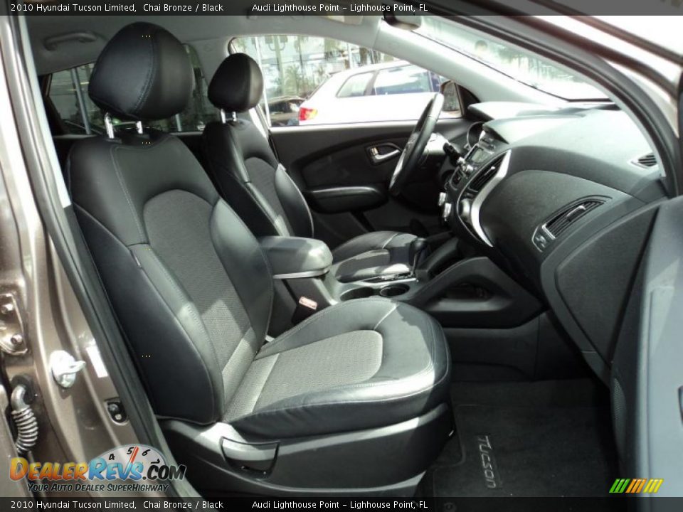 2010 Hyundai Tucson Limited Chai Bronze / Black Photo #16