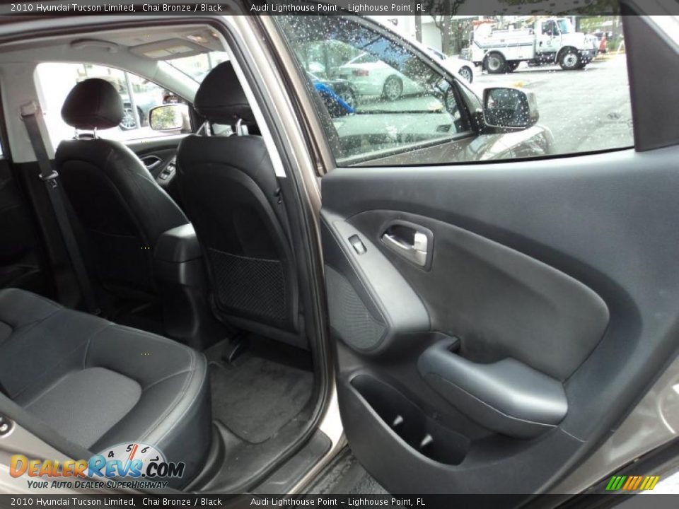 2010 Hyundai Tucson Limited Chai Bronze / Black Photo #17