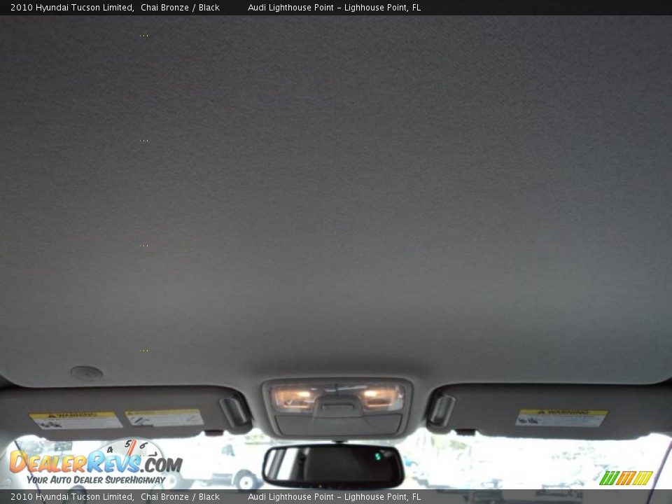 2010 Hyundai Tucson Limited Chai Bronze / Black Photo #19