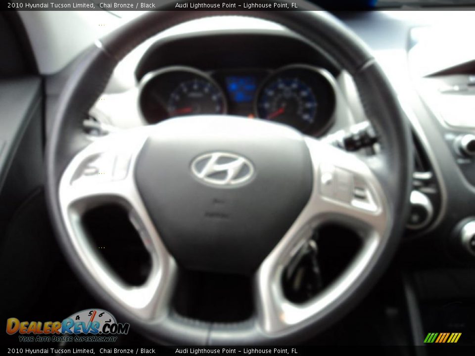 2010 Hyundai Tucson Limited Chai Bronze / Black Photo #20