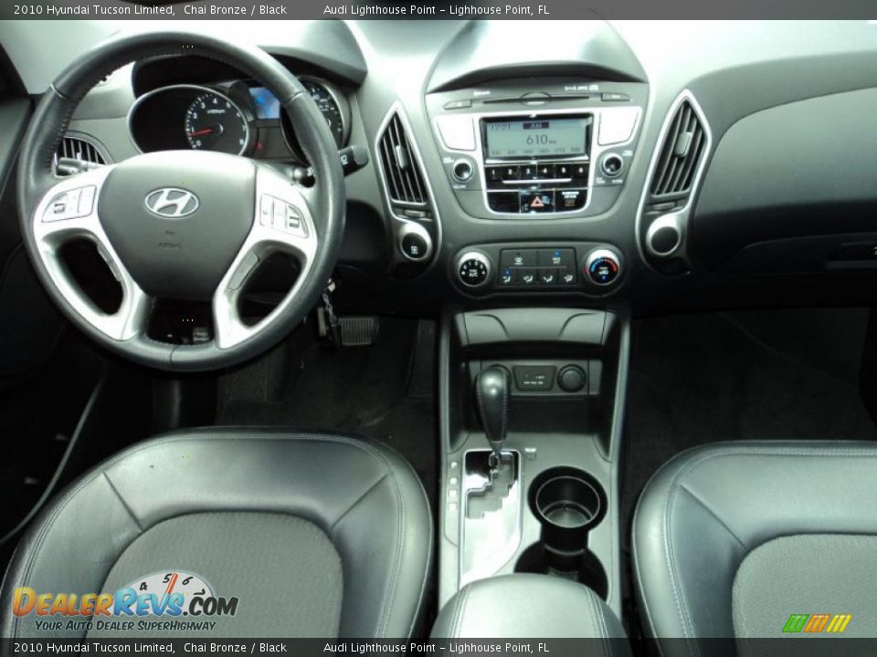 2010 Hyundai Tucson Limited Chai Bronze / Black Photo #22