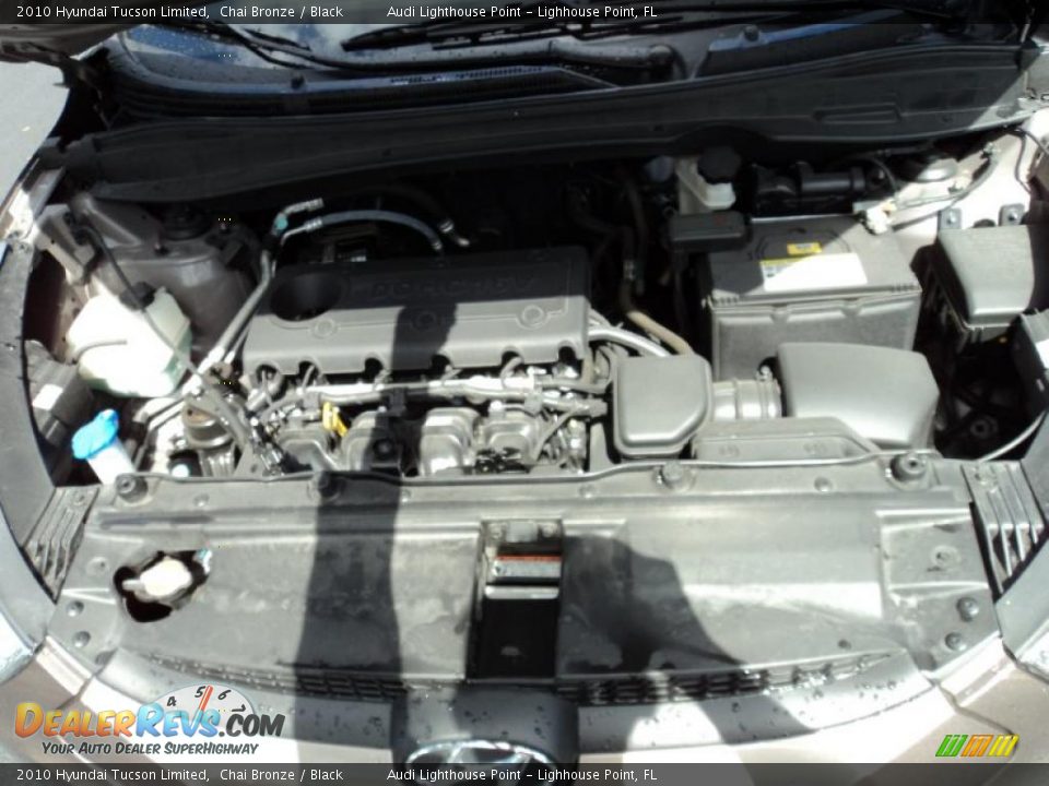 2010 Hyundai Tucson Limited Chai Bronze / Black Photo #23