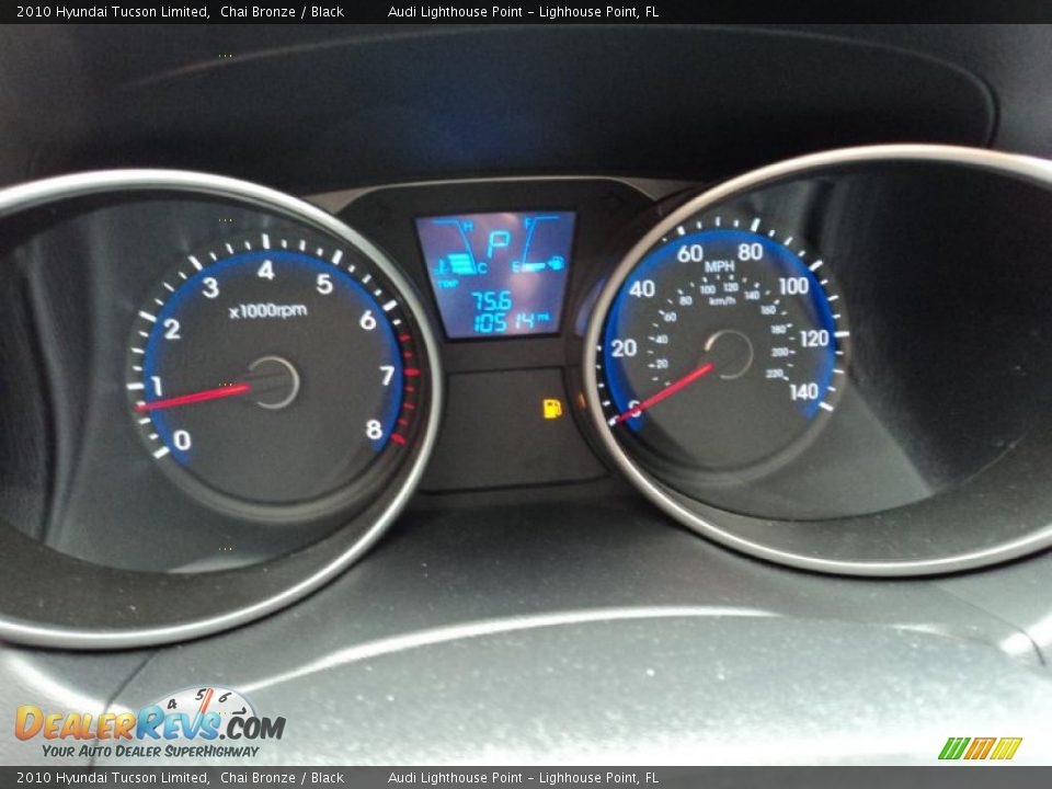 2010 Hyundai Tucson Limited Gauges Photo #24