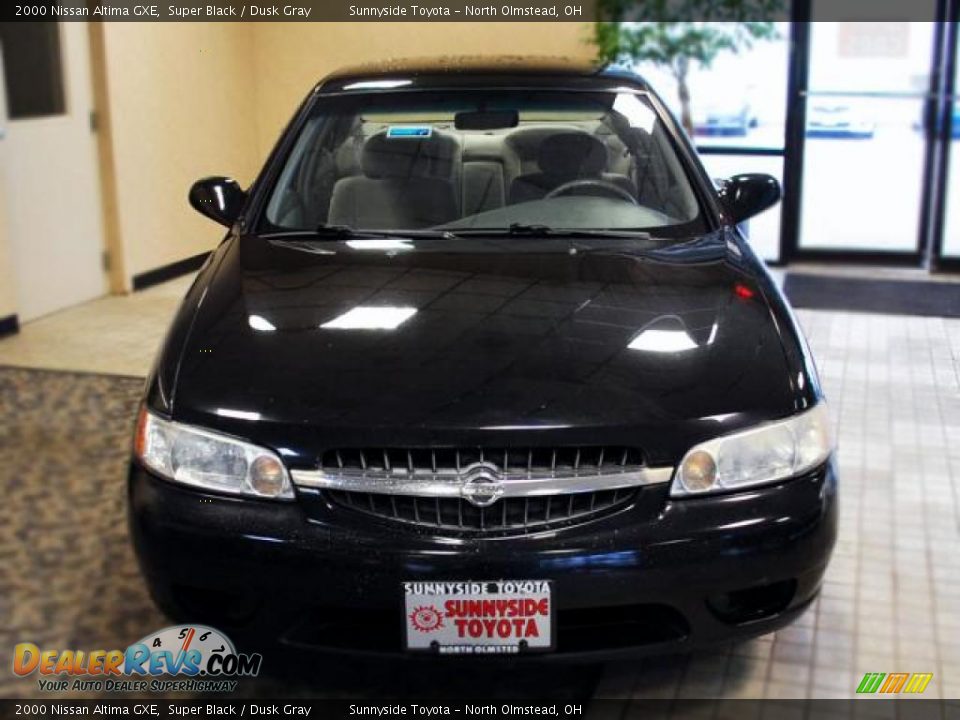 2000 Nissan Altima GXE Super Black / Dusk Gray Photo #3