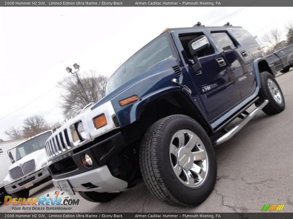 2008 Hummer H2 SUV Limited Edition Ultra Marine / Ebony Black Photo #1