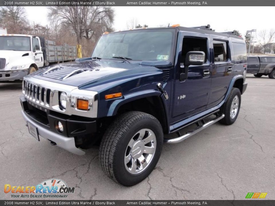 Front 3/4 View of 2008 Hummer H2 SUV Photo #2