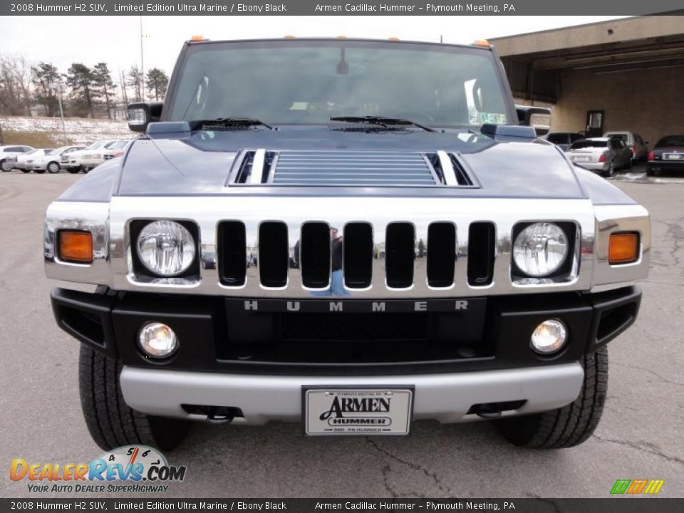 2008 Hummer H2 SUV Limited Edition Ultra Marine / Ebony Black Photo #3