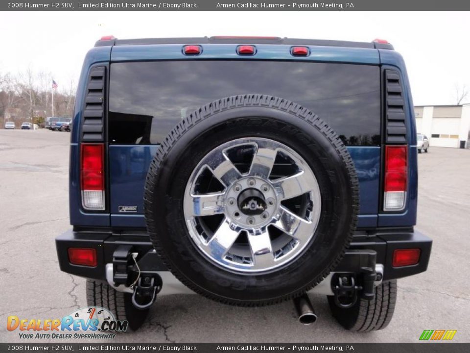 2008 Hummer H2 SUV Limited Edition Ultra Marine / Ebony Black Photo #9