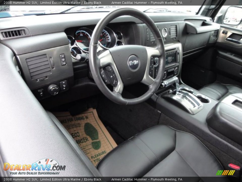 Dashboard of 2008 Hummer H2 SUV Photo #12