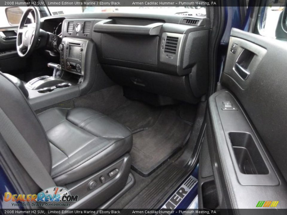 2008 Hummer H2 SUV Limited Edition Ultra Marine / Ebony Black Photo #20