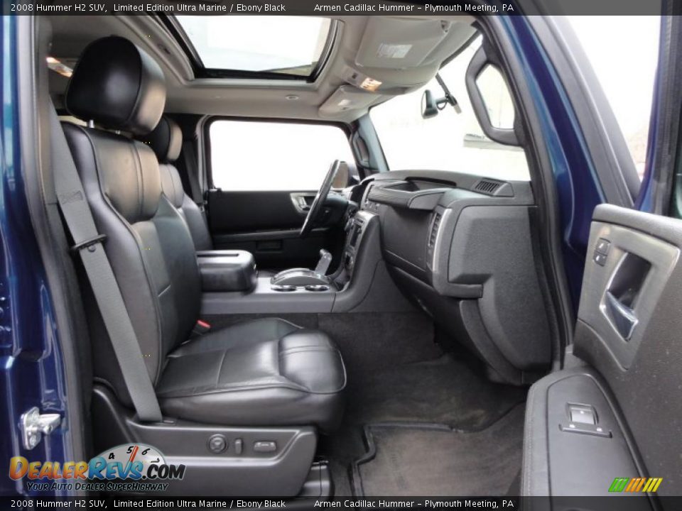 2008 Hummer H2 SUV Limited Edition Ultra Marine / Ebony Black Photo #22