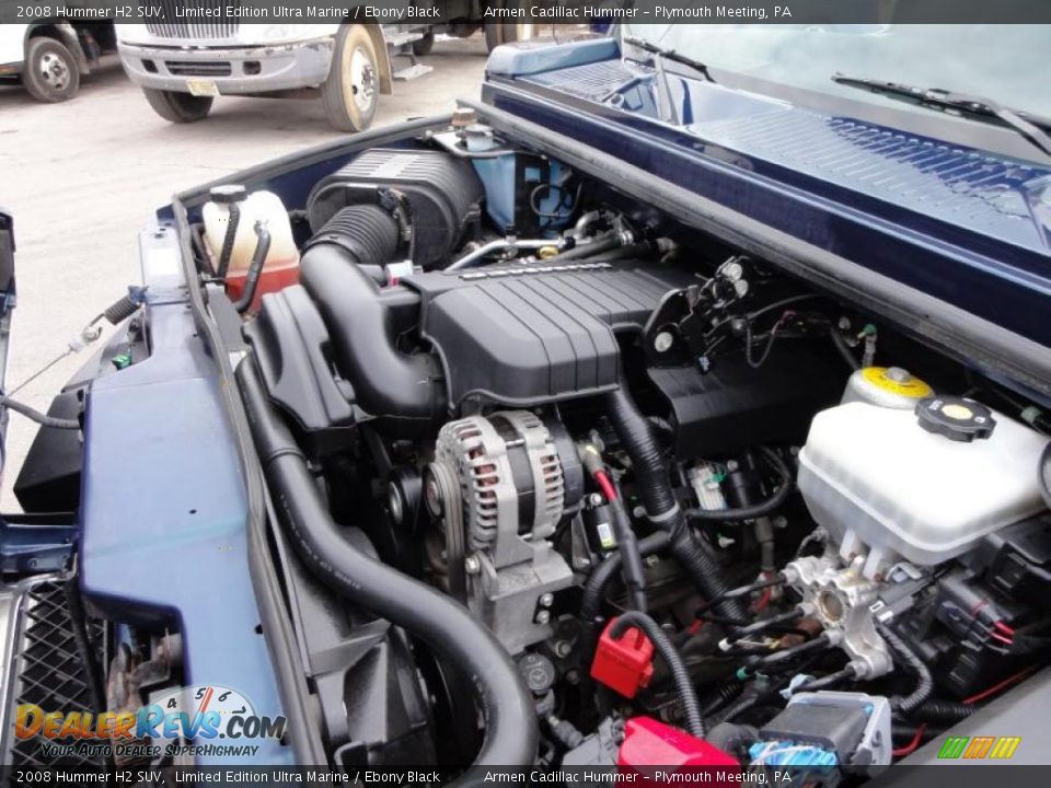 2008 Hummer H2 SUV 6.2 Liter OHV 16V VVT Vortec V8 Engine Photo #33