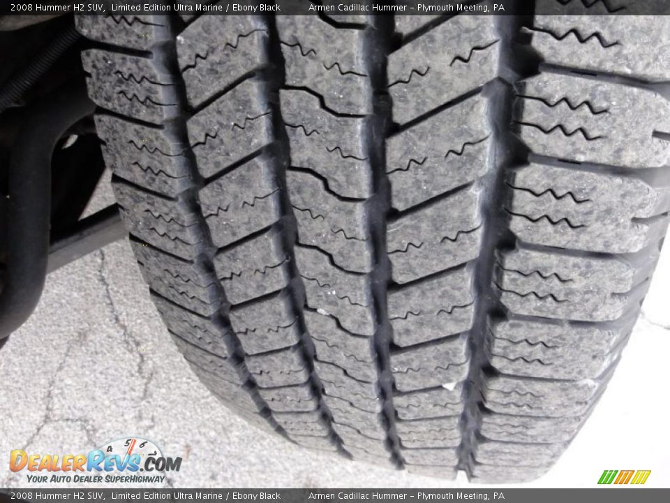 2008 Hummer H2 SUV Limited Edition Ultra Marine / Ebony Black Photo #35