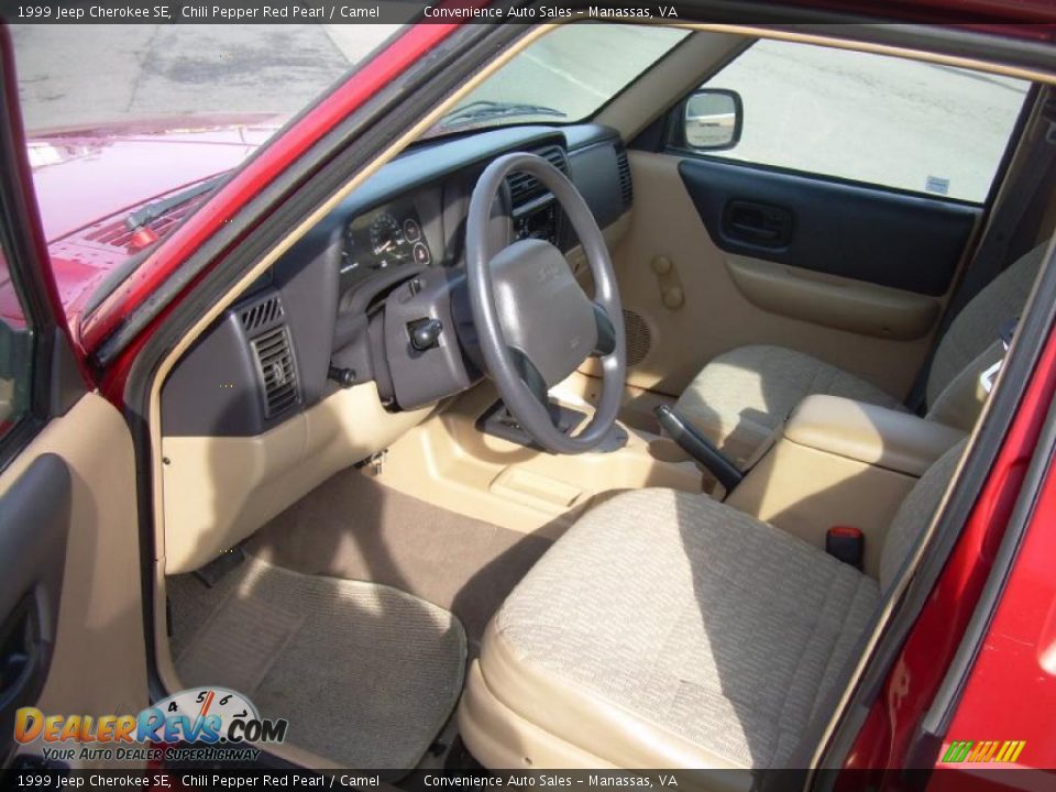 Camel Interior - 1999 Jeep Cherokee SE Photo #11