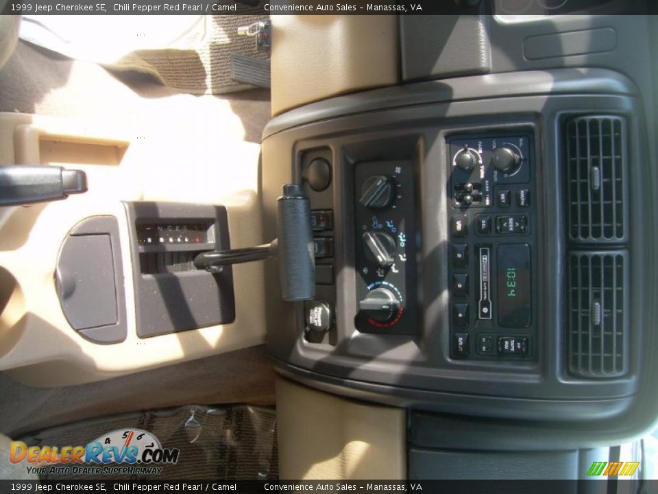 1999 Jeep Cherokee SE Chili Pepper Red Pearl / Camel Photo #16