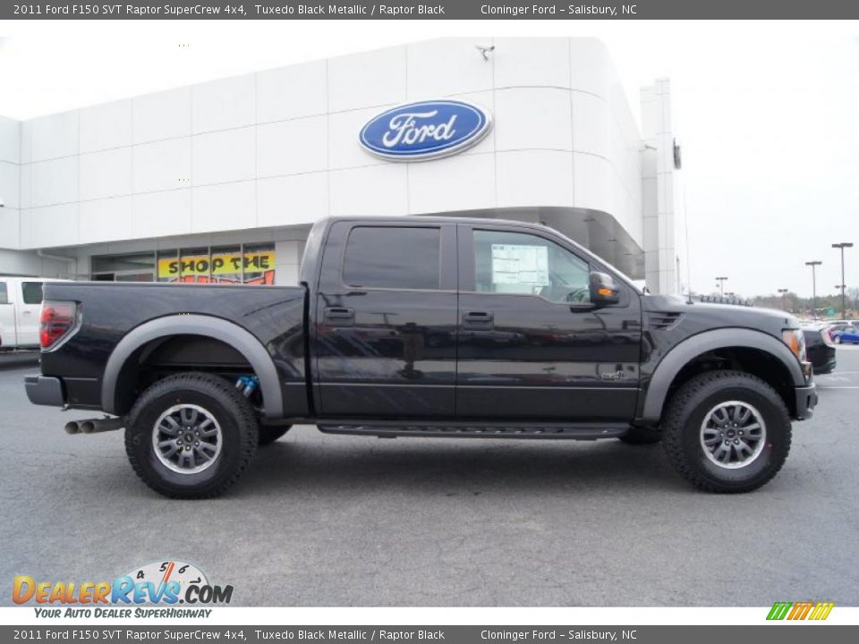 Tuxedo Black Metallic 2011 Ford F150 SVT Raptor SuperCrew 4x4 Photo #2
