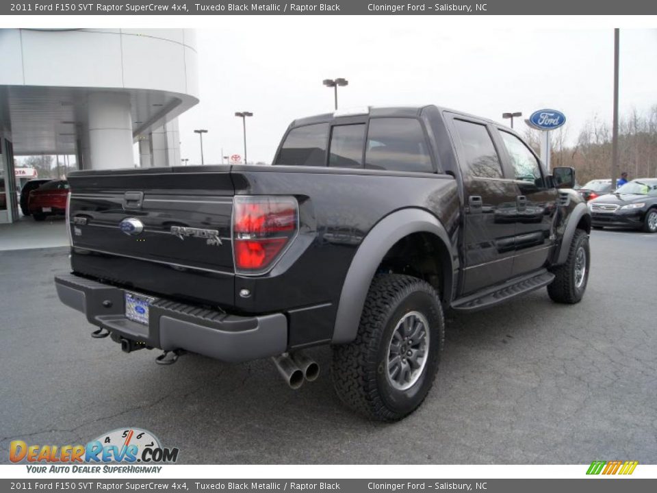 Tuxedo Black Metallic 2011 Ford F150 SVT Raptor SuperCrew 4x4 Photo #3
