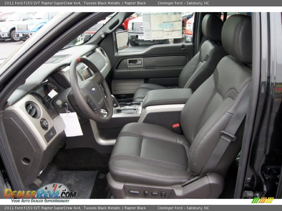 Raptor Black Interior - 2011 Ford F150 SVT Raptor SuperCrew 4x4 Photo #34