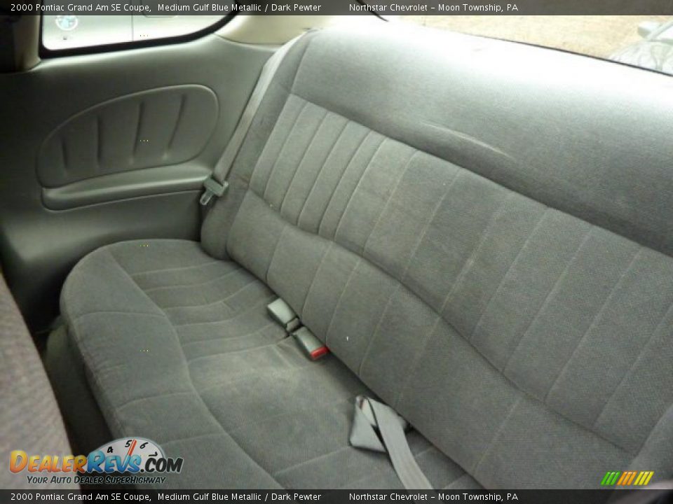 Dark Pewter Interior - 2000 Pontiac Grand Am SE Coupe Photo #9