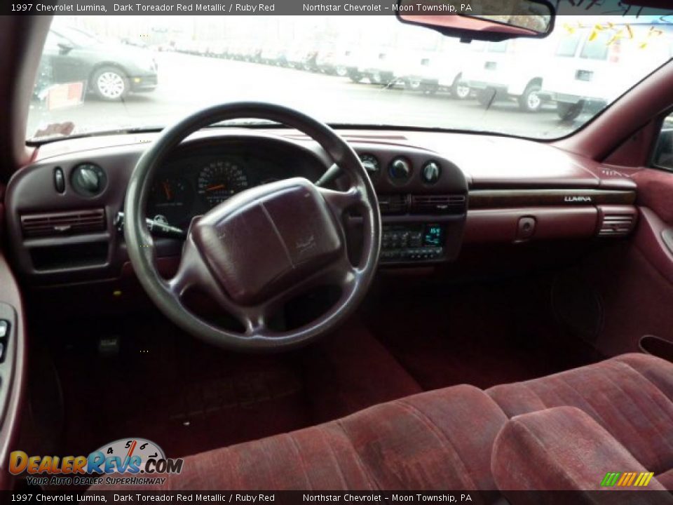 Ruby Red Interior - 1997 Chevrolet Lumina  Photo #9