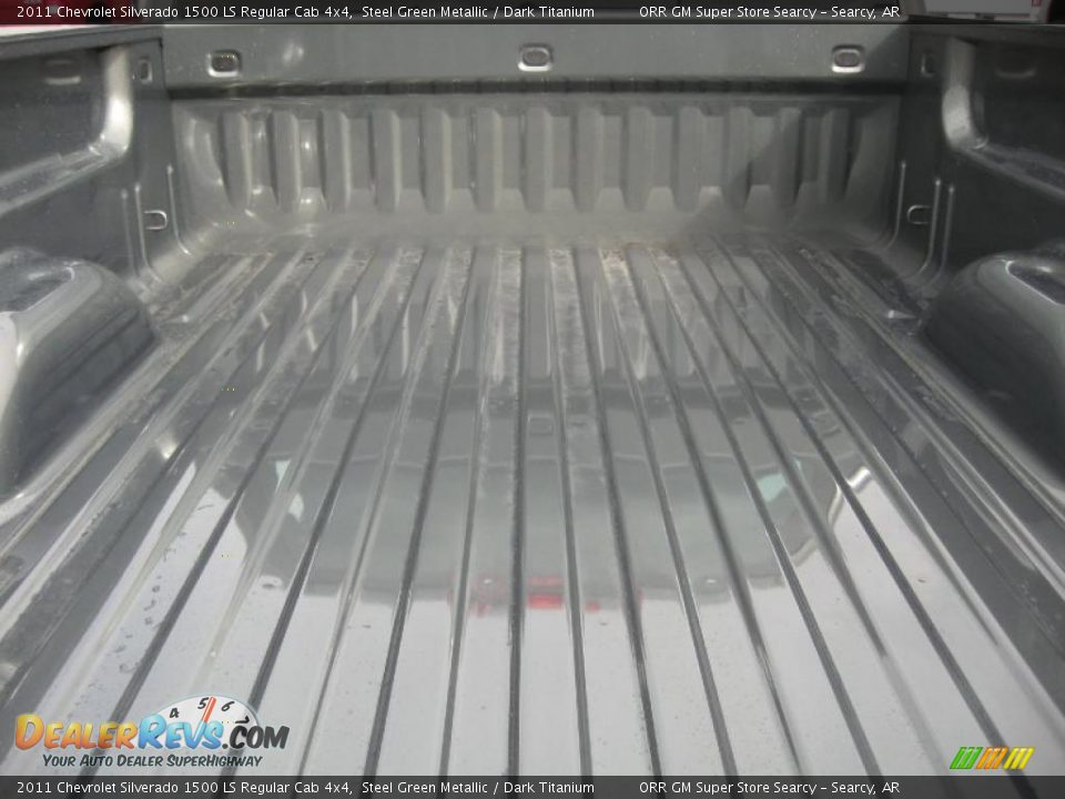 2011 Chevrolet Silverado 1500 LS Regular Cab 4x4 Steel Green Metallic / Dark Titanium Photo #14