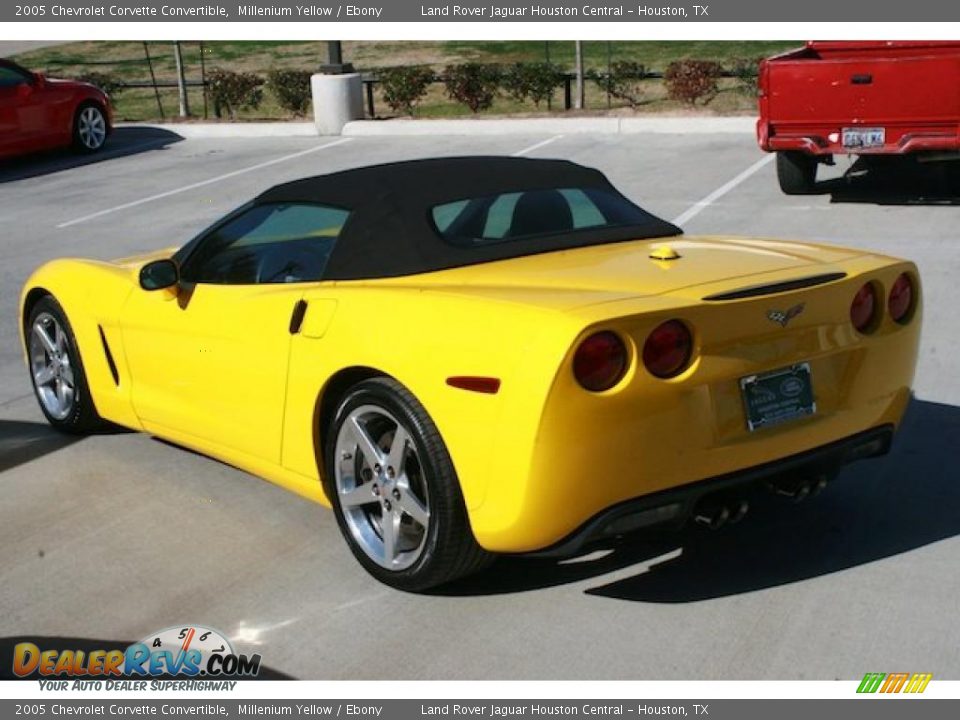 2005 Chevrolet Corvette Convertible Millenium Yellow / Ebony Photo #7