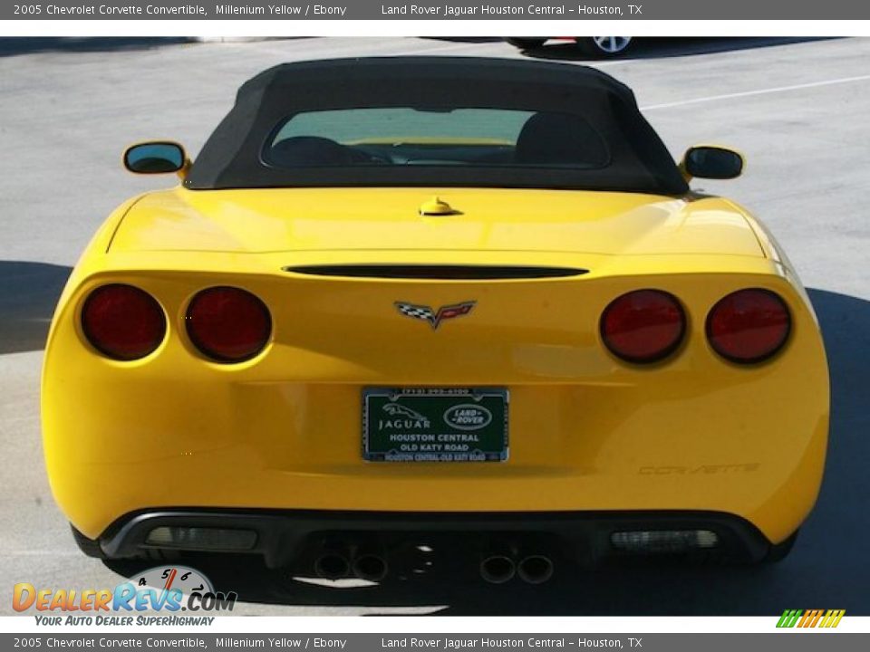 2005 Chevrolet Corvette Convertible Millenium Yellow / Ebony Photo #8