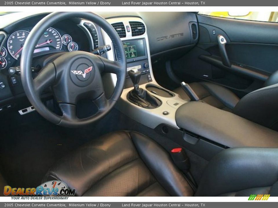 2005 Chevrolet Corvette Convertible Millenium Yellow / Ebony Photo #15