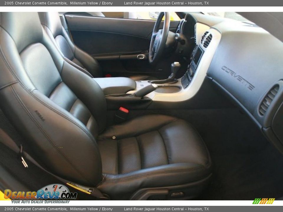 2005 Chevrolet Corvette Convertible Millenium Yellow / Ebony Photo #19