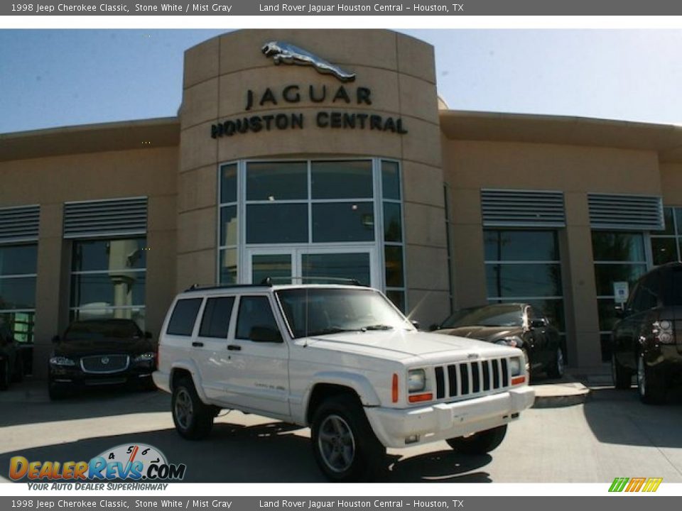 1998 Jeep Cherokee Classic Stone White / Mist Gray Photo #1