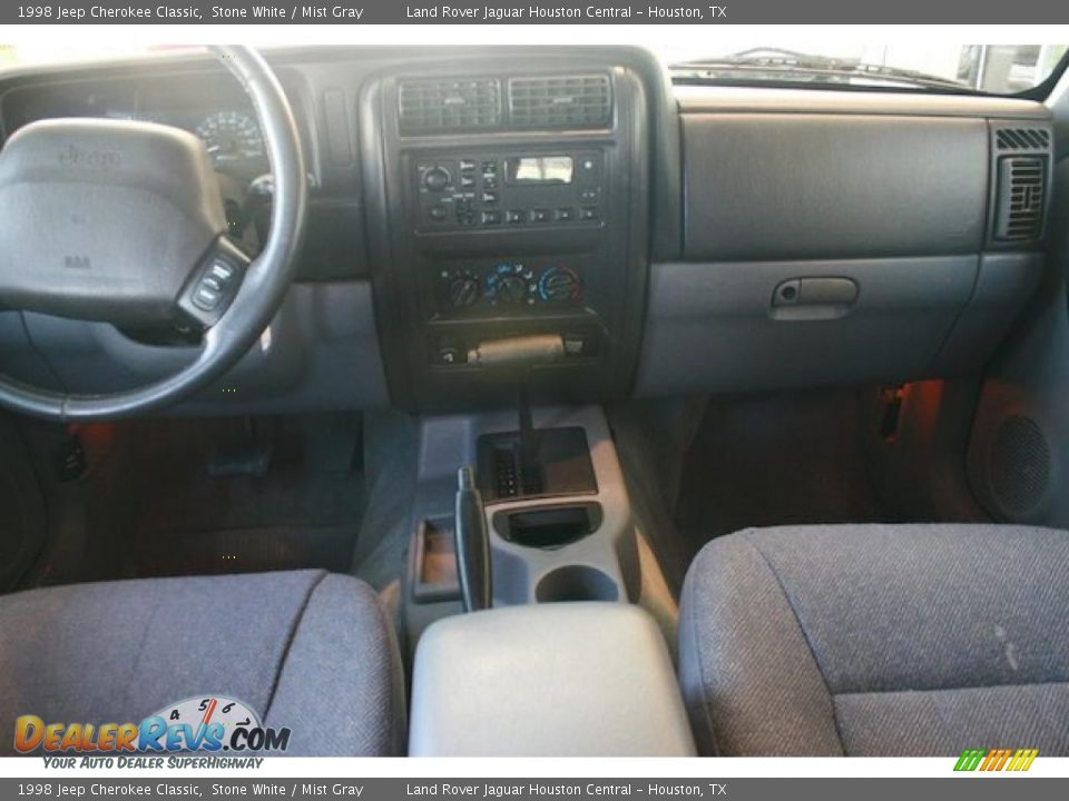 1998 Jeep Cherokee Classic Stone White / Mist Gray Photo #5