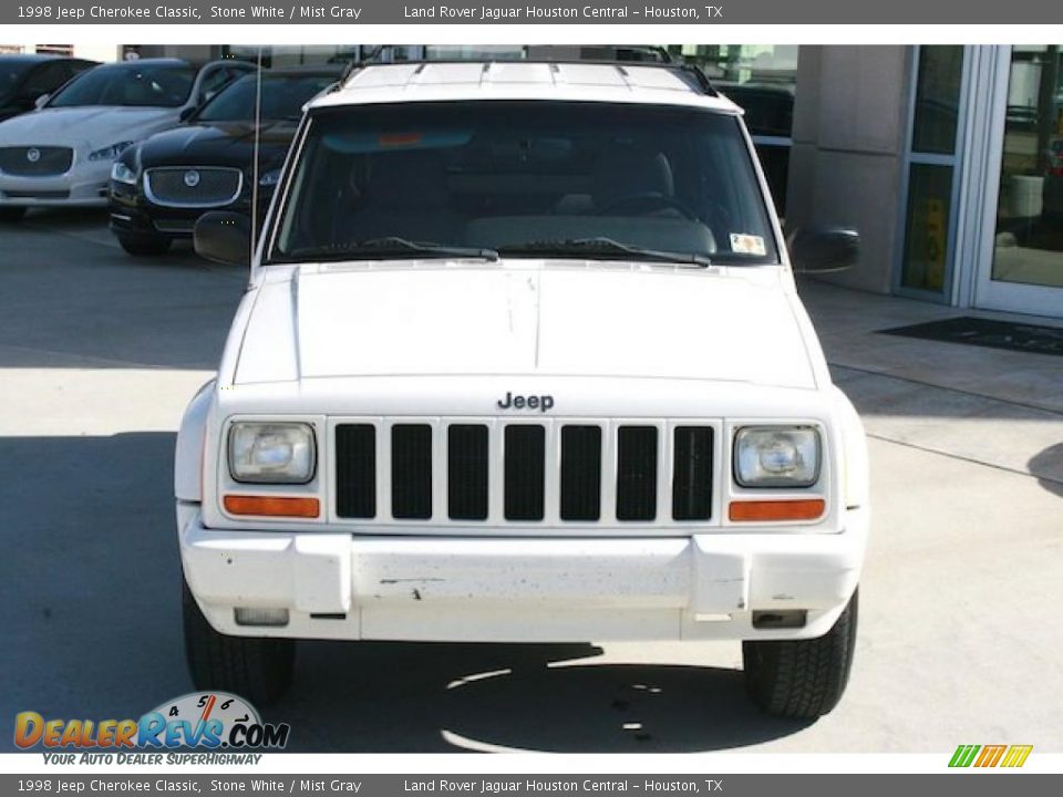 1998 Jeep Cherokee Classic Stone White / Mist Gray Photo #6