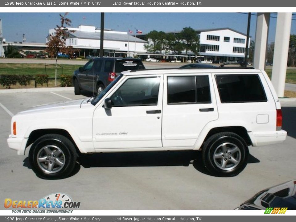 1998 Jeep Cherokee Classic Stone White / Mist Gray Photo #8