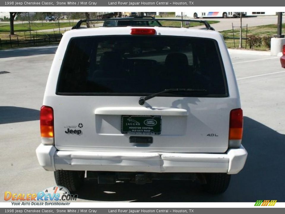 1998 Jeep Cherokee Classic Stone White / Mist Gray Photo #11