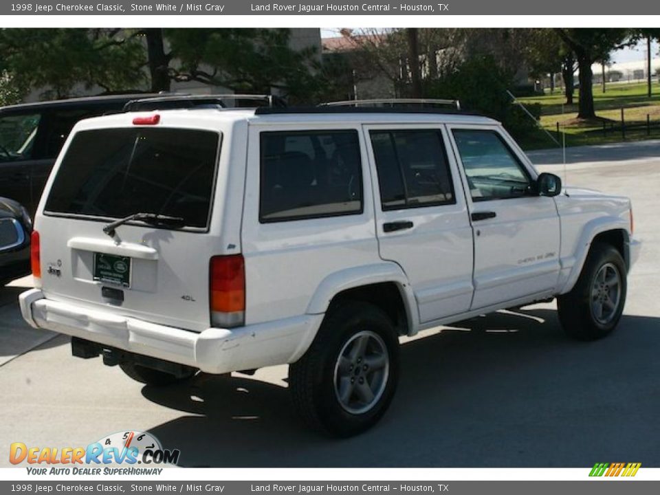 1998 Jeep Cherokee Classic Stone White / Mist Gray Photo #12