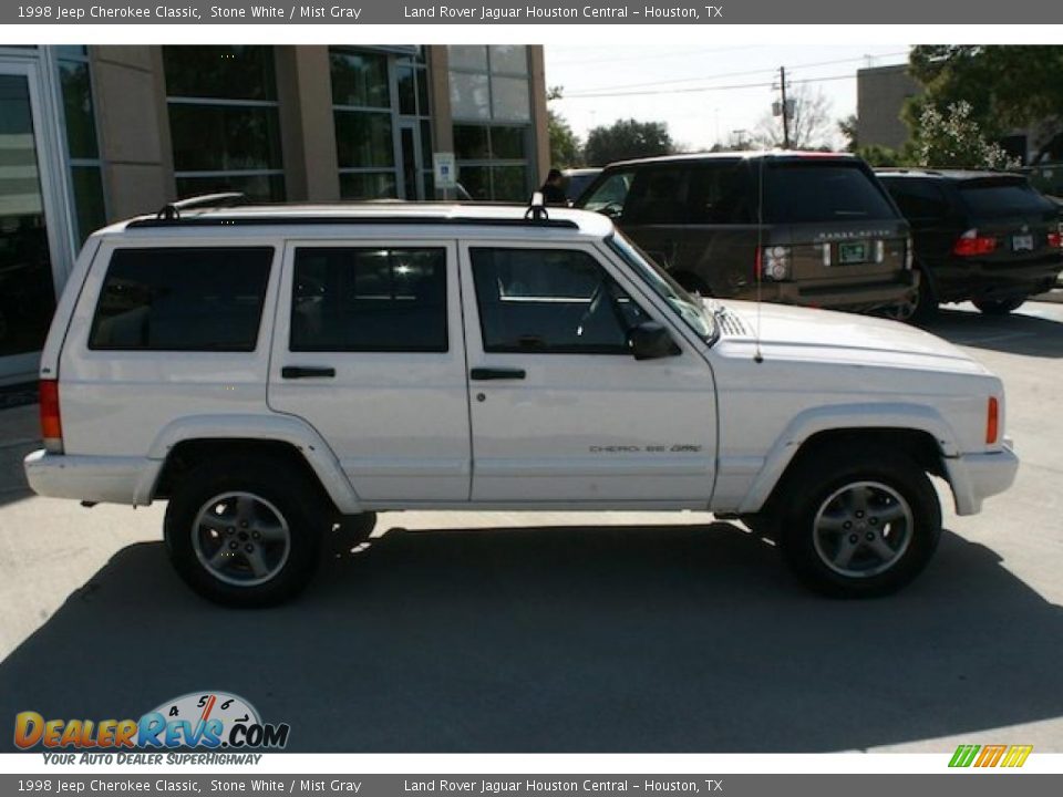 1998 Jeep Cherokee Classic Stone White / Mist Gray Photo #13