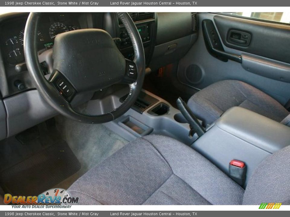 Mist Gray Interior - 1998 Jeep Cherokee Classic Photo #17